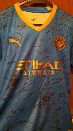 Camisa de futebol do manchester city