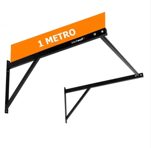 Barra Fixa 1 Metro Parede Musculação Muscle Up Crosstrainer