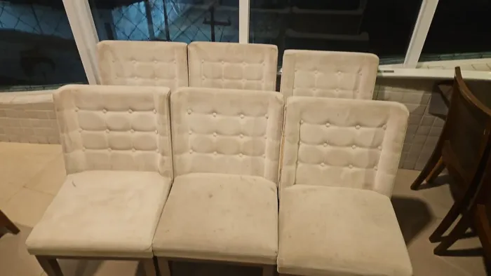 Conjunto de 6 Poltronas para mesa de jantar
