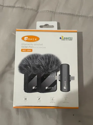 microfone sem fio conex mic-2911