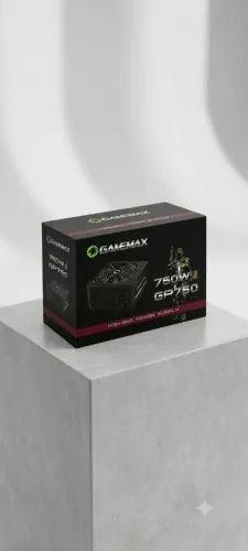 Fonte ATX Gamemax 750w, 80 plus bronze, pfc ativo 