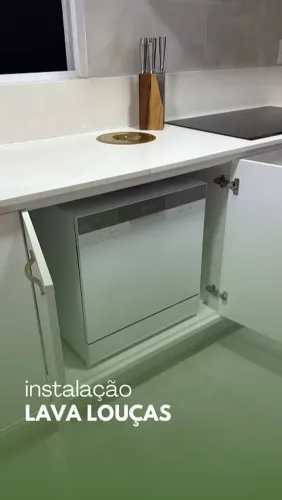 Instalação de lava louça
