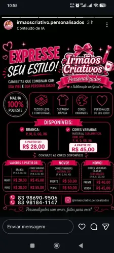 Camisa personalizada