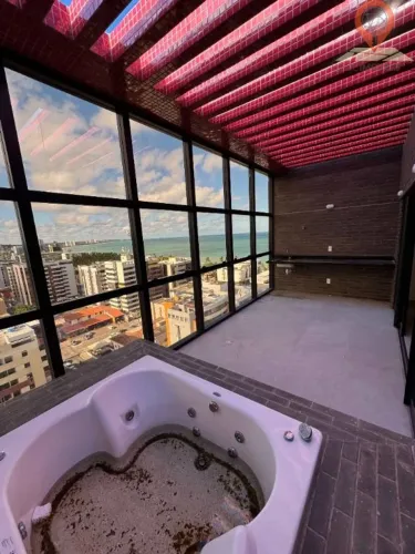 Apartamento Duplex com 4 dormitórios à venda, 167 m² por R$ 2.500.000,00 - Jatiúca - Macei