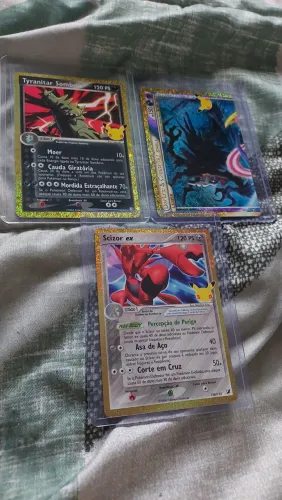 Cartas pokemon edição 30 anos clássicas com borda dourada