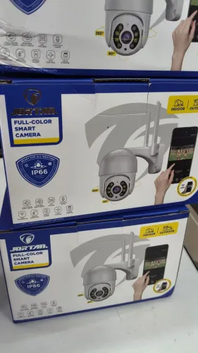 Câmera externa wi-fi visão noturna sensor de movimento alarme
