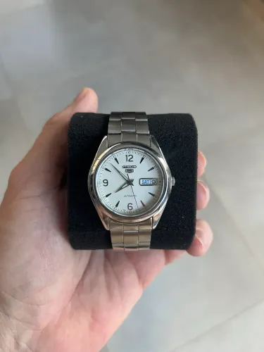 Relógio Seiko White Explorer Vintage