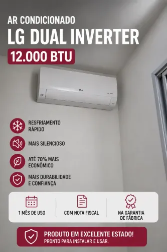 Ar condicionado LG 12.000 BTU