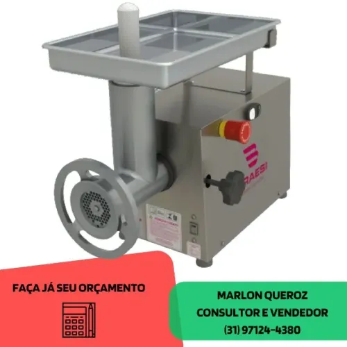 Moedor de Carne Boca 10 Braesi Inox