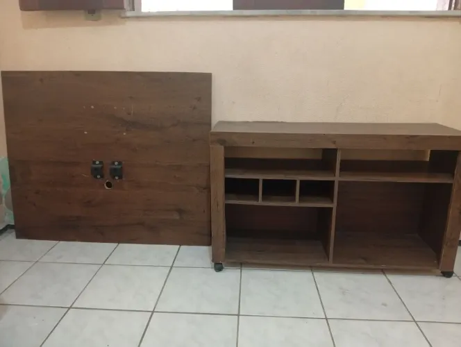 Rack com painel