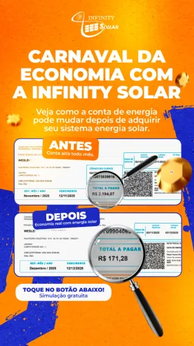 ENERGIA SOLAR PRA VOCÊ ECONOMIZAR