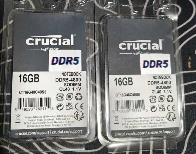 Memória Notebook DDR5 32gb