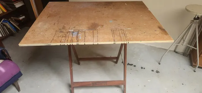 Mesa de desenho arquitetura trident cavalete madeira