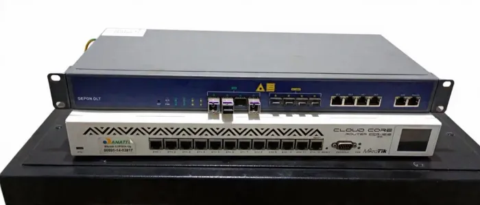 Mikrotik CCR 1016 é OLT Gepon vsol 4 portas
