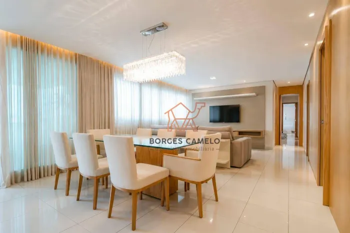 Apartamento com 4 quartos para alugar, 218 m² por R$ 23.070/mês - Vila da Serra - Nova Lim