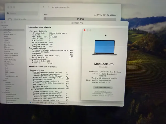 MacBook Pro 2019 i9 32RAM 1T SSD Radeon Pro 5500M