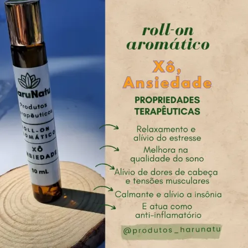 Roll-on Terapêutico Xô, Ansiedade - Aromaterapia - 
