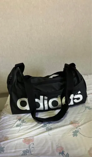 Mala adidas Duffel Linear 25 Litros Cor Preto