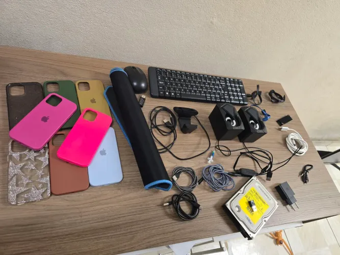 Itens de informática e celular