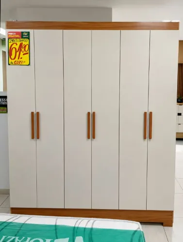 Guarda roupa 6 Portas RP2070 1.60 - Novo e embalado!!