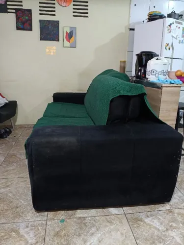 Sofá retrátil Suede grande