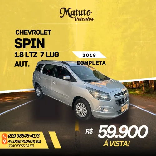 Chevrolet Spin LTZ 1.8 8V Econo.flex 5P Aut. 2018