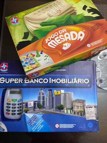 Jogos de tabuleiro infantis usados (ótimo estado, sem peças faltando)