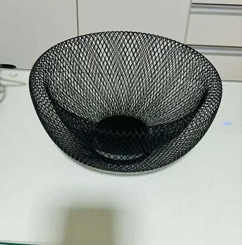Fruteira Aramada Preta 25 cm | Moderna | Excelente Estado | R$ 50