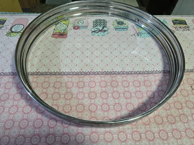 Par de aros bumbo 22 de ferro Pearl + 16 garras com parafusos  