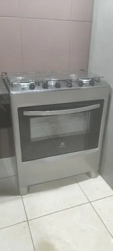 Fogão electrolux inox 5 bocas semi novo