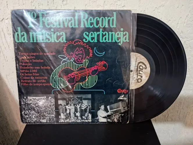 LP 1° Festival Record Da Música Sertaneja 1978