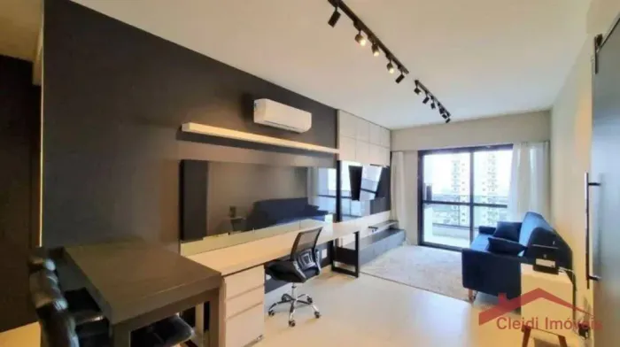 Apartamento com 1 dormitório para alugar, 47 m² por R$ 5.540,00/mês - Centro - Joinville/S