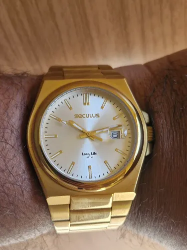 Seculus Long Life 5Atm dourado