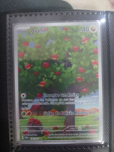 Carta pokemon Applin arte especial