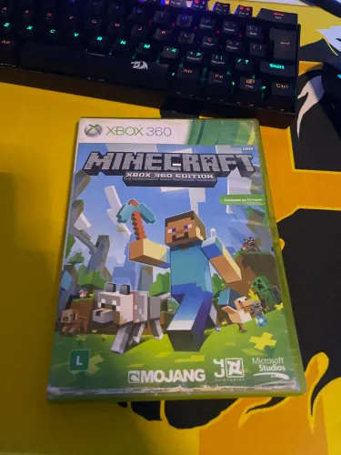 Vendo jogo Minecraft em mídia física para Xbox 360 antigo e conservado para colecionador 