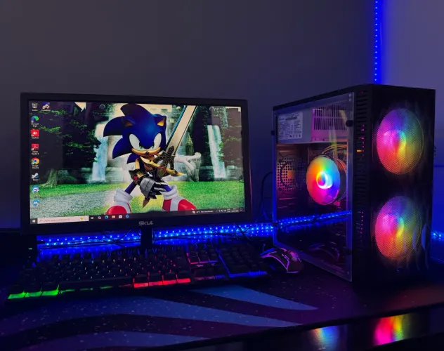 PC Gamer Completo Intel Core i3-7100 3.90GHz - Monitor 19" - R$1.349,00 PIX