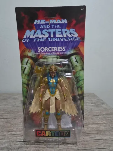 Action Figure Sorceress Cartoon Collection Masters Of The Universe Origins Mattel Novo