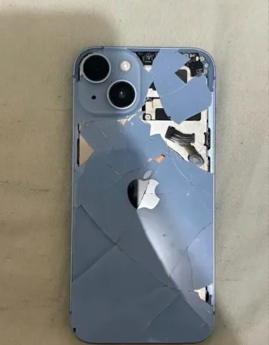 iPhone 14 Azul - Com Defeito / Para Peças