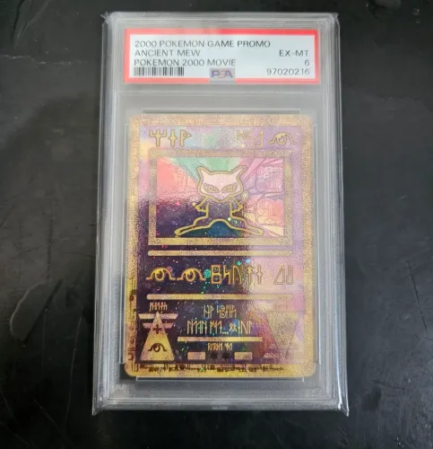 Carta Graduada - Ancient Mew PSA 6