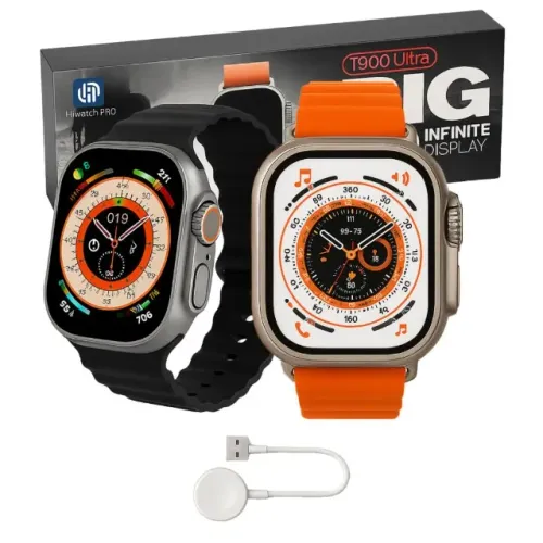 Relógio Smartwatch Ultra T900 Big Tela Top