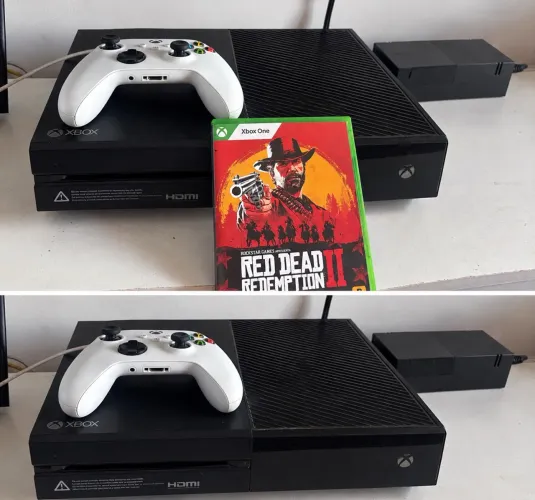 Xbox One Fat 500GB + Controle Series X|S + Red Dead Redemption 2