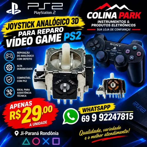 Joystick Controle PlayStation PS2 