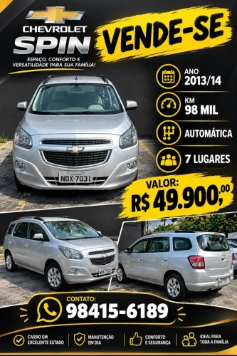 Chevrolet Spin LTZ 1.8 8V Econo.flex 5P Aut. 2014