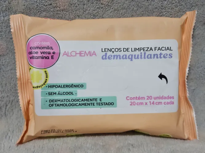 Lenços De Limpeza Facia Demaquilantes 