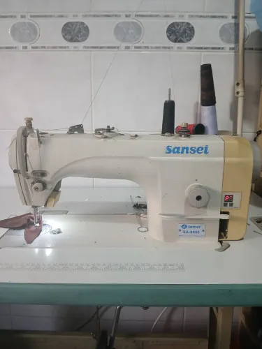 Maquina de costura reta industrial direct drive sansei