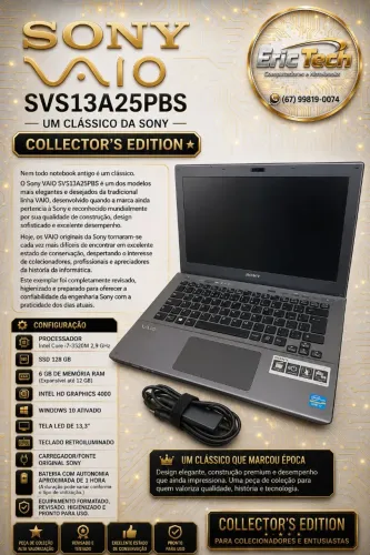 SONY VAIO SVS13A25PBS - UM CLÁSSICO DA SONY | COLLECTOR'S EDITION