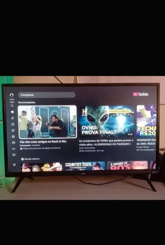 Smartv sem TCL Roku perfeito estado