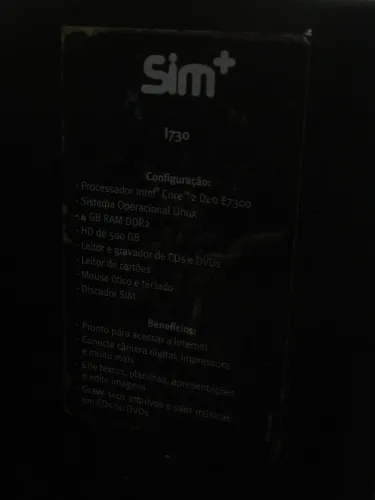 Vendo cpu slim 1730