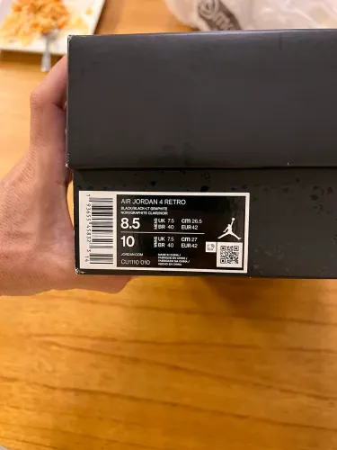 Jordan 4 black cat original 