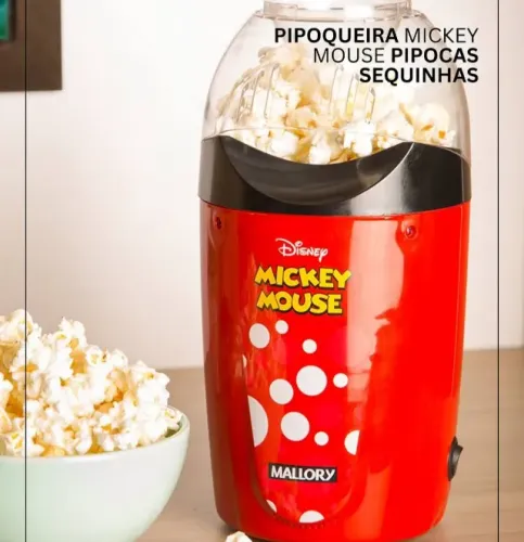 Pipoqueira elétrica Mickey